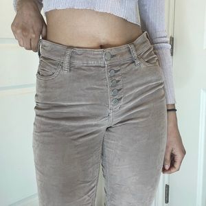 Free People Size 26 Beige Corduroy pants